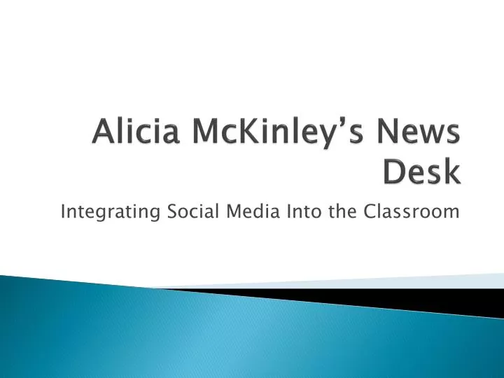 alicia mckinley s news desk