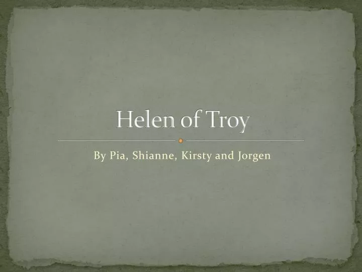 helen of troy