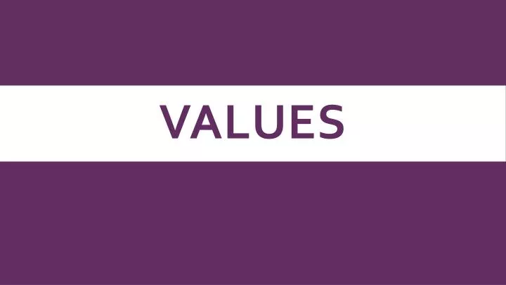 values