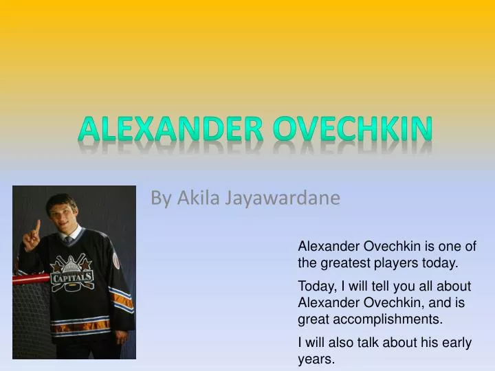 alexander ovechkin