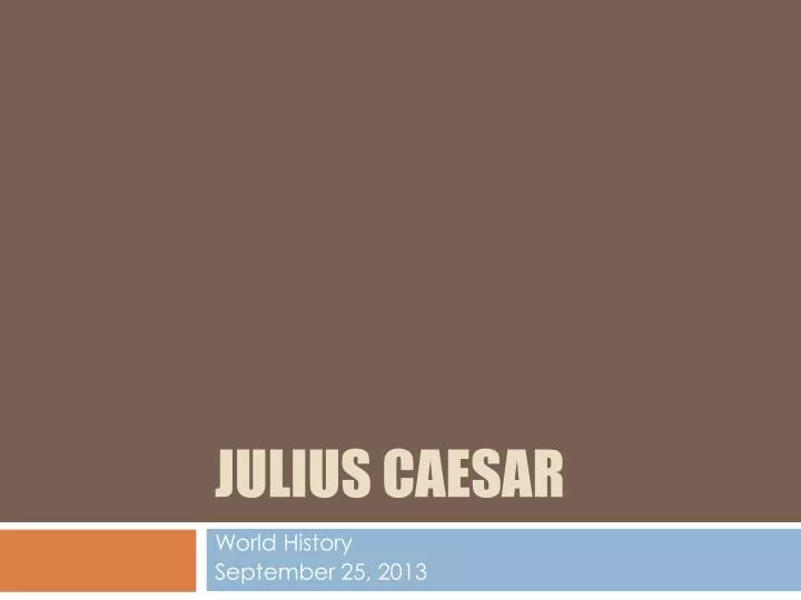 julius caesar