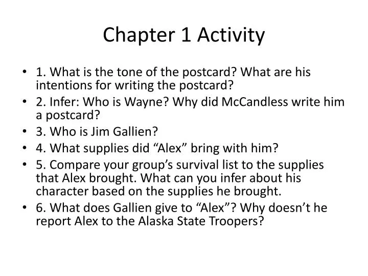 chapter 1 activity