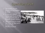 Operation Torch - slide 1