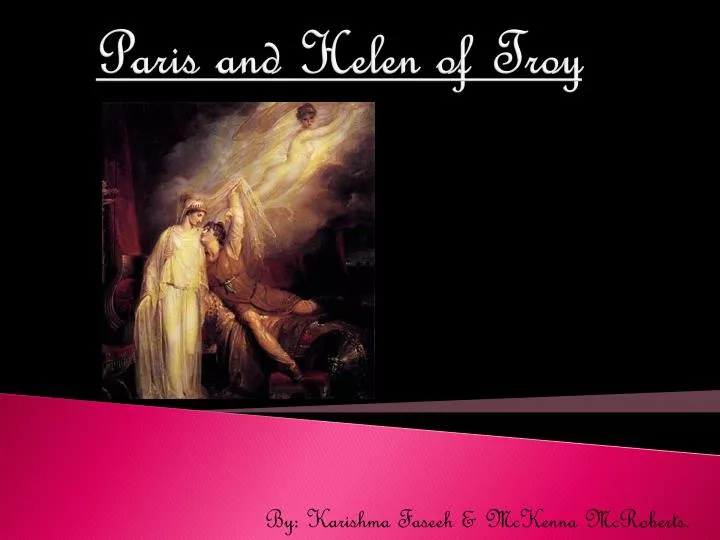paris and helen of troy