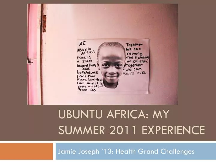 ubuntu africa my summer 2011 experience
