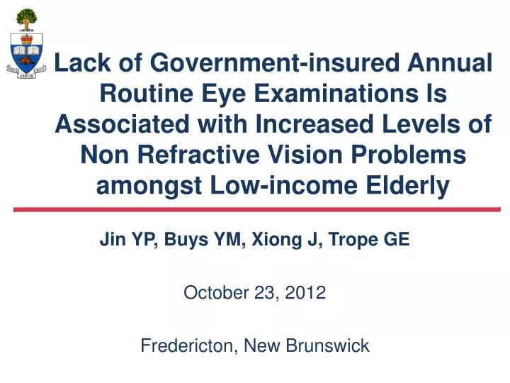 jin yp buys ym xiong j trope ge october 23 2012 fredericton new brunswick