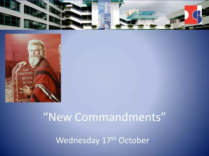 new commandments