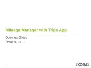 Mileage Manager with Trips App