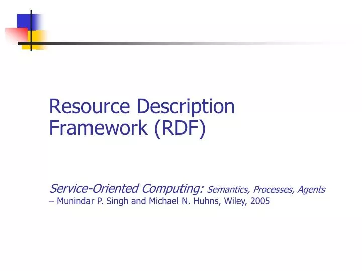 resource description framework rdf