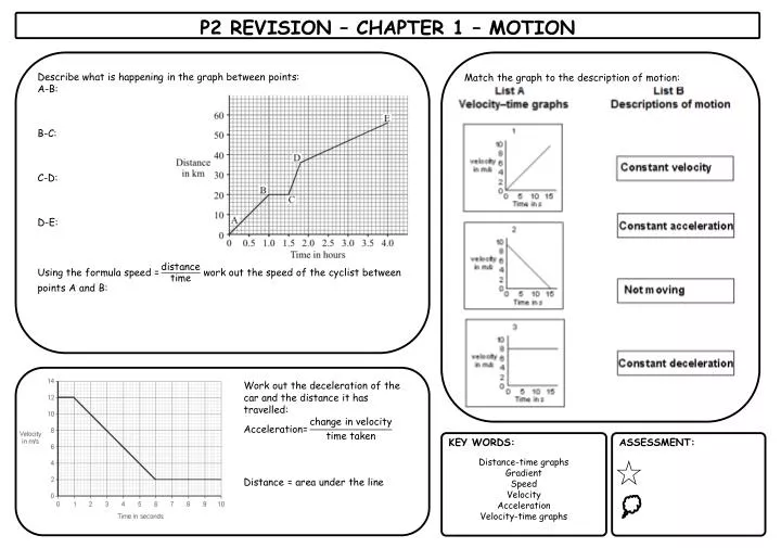 Chapter 2 Speed Worksheet