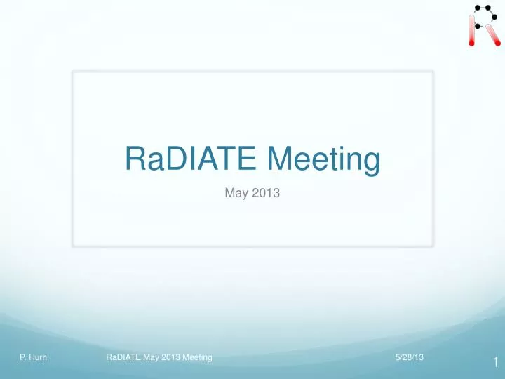 radiate meeting