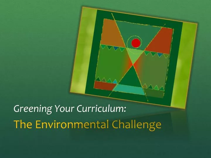 greening your curriculum