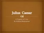 Julius Caesar - slide 1