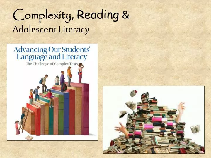 complexity reading adolescent literacy