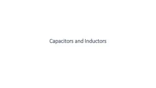 capacitors and inductors