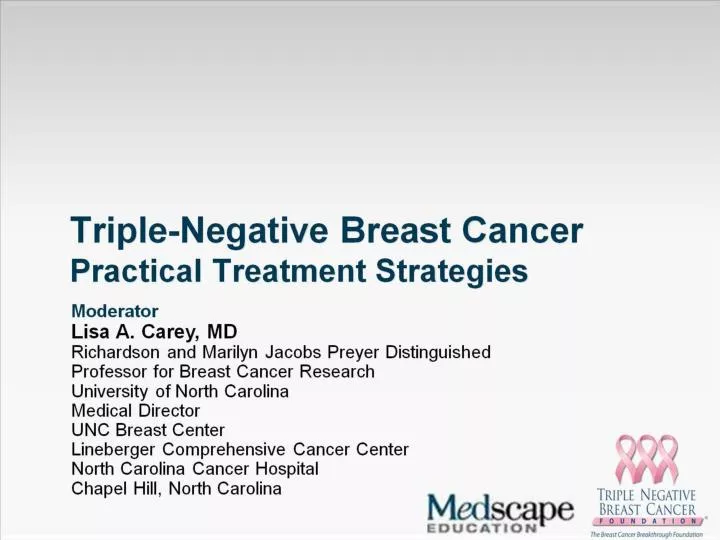 triple negative breast cancer practical treatment strategies