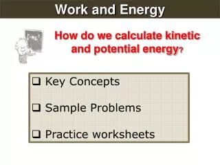 Work and Energy