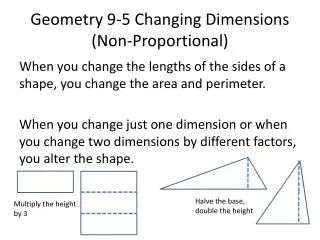 geometry 9 5 changing dimensions non proportional