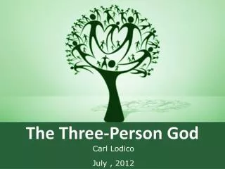 The Three-Person God