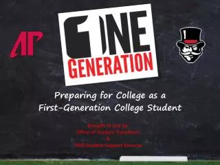 Preparing for College as a First-Generation College Student