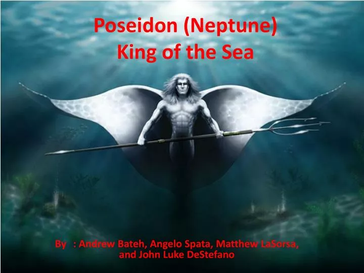 poseidon neptune king of the sea