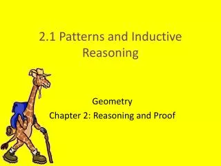 2.1 Patterns and Inductive Reasoning