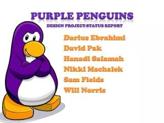 Purple Penguins