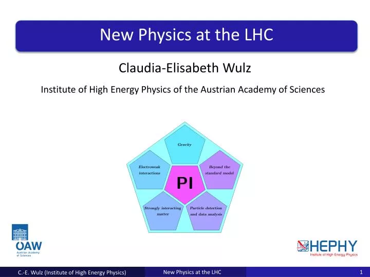 new physics at the lhc