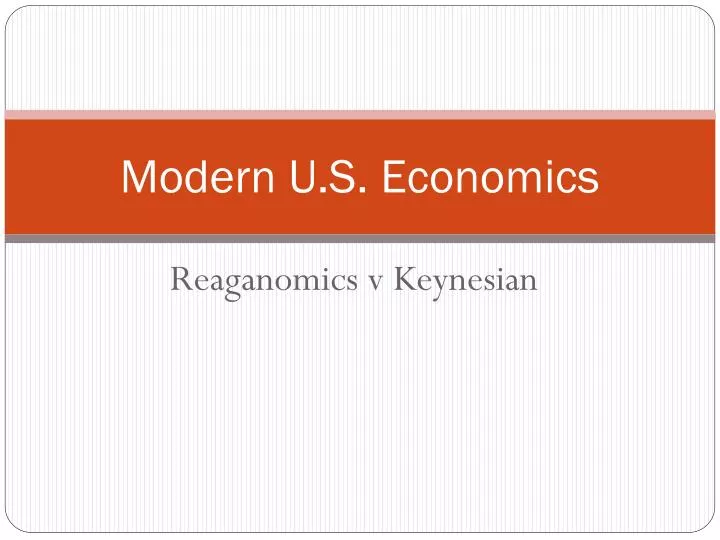 modern u s economics