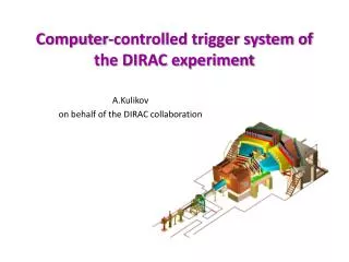 Computer-controlled trigger system of the DIRAC experiment