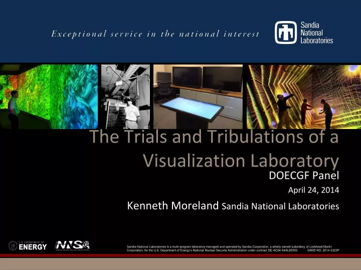 the trials and tribulations of a visualization laboratory