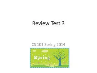 Review Test 3