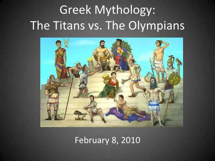 greek mythology the titans vs the olympians