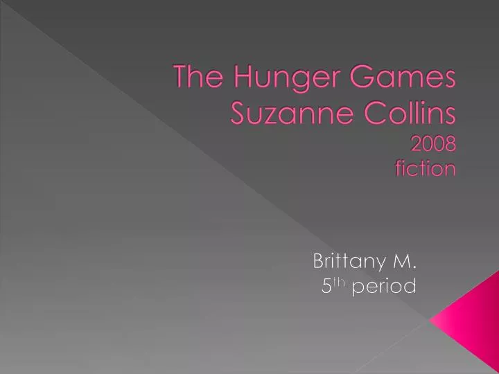 the hunger games suzanne collins 2008 fiction