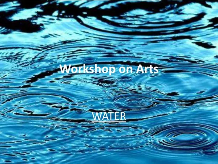 workshop on arts