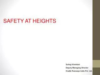 SAFETY AT HEIGHTS