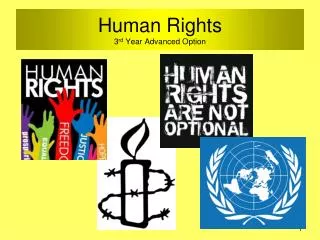 Human Rights 3 rd Year Advanced Option