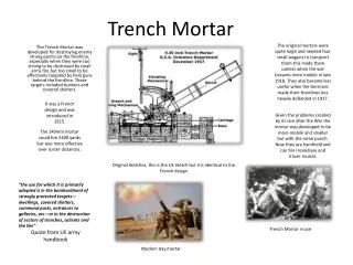 Trench Mortar