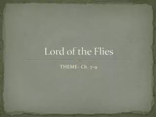 Lord of the Flies