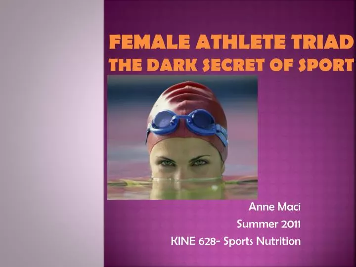 female athlete triad the dark secret of sport