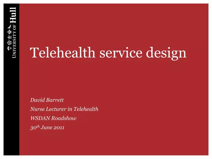 telehealth service design