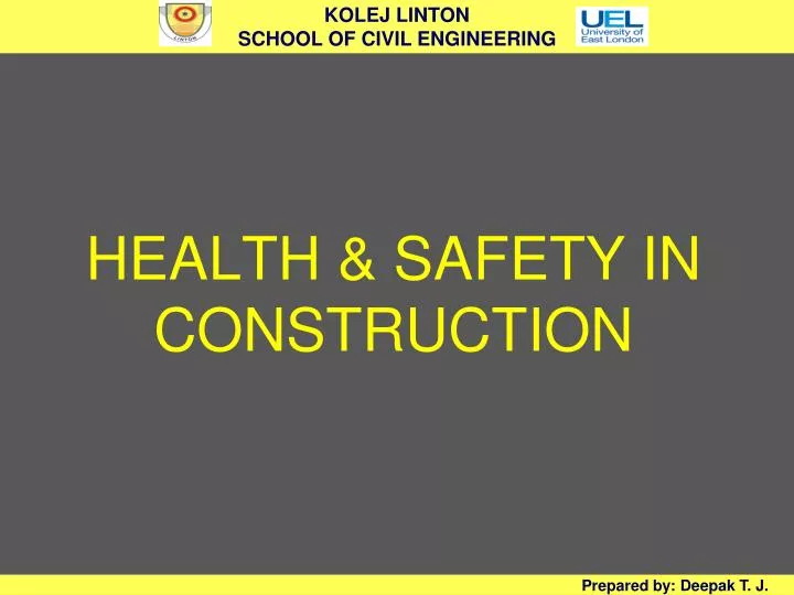 health safety in construction
