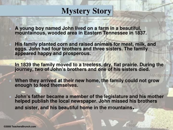 mystery story