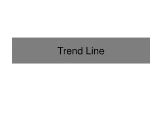 trend line