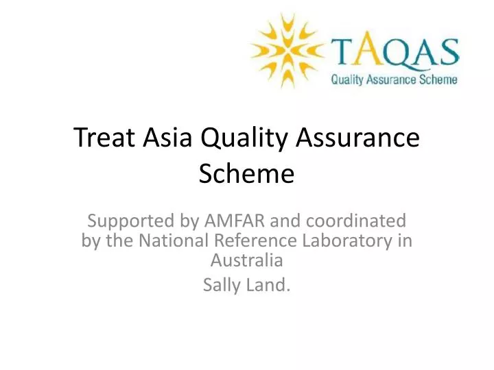 treat asia quality assurance scheme