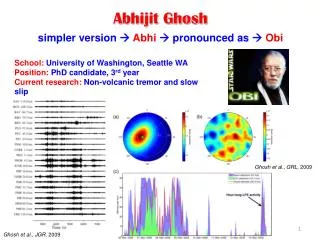 Abhijit Ghosh simpler version ? Abhi ? pronounced as ? Obi