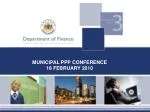 ### 
Effective Infrastructure Development through Municipal PPPs: Key Strategies and Challenges

### - slide 1