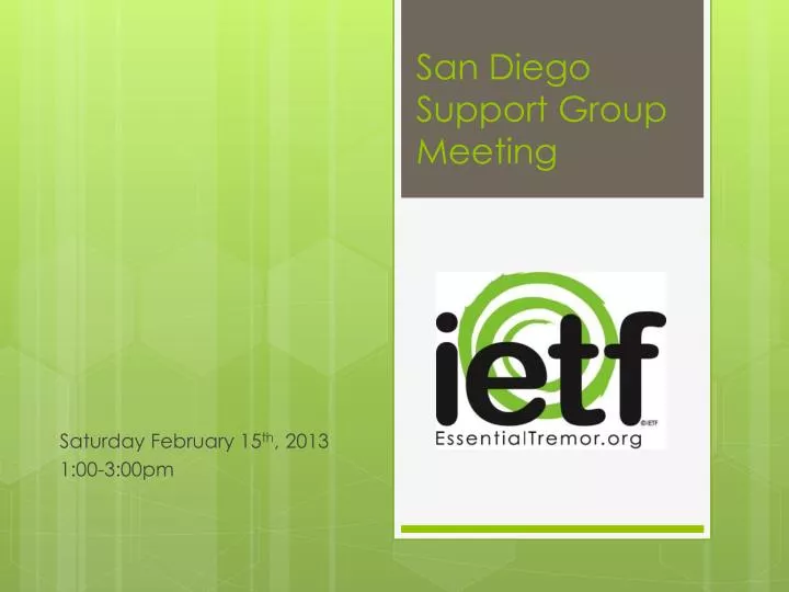 san diego support group meeting