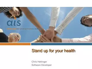 Stand up for your health