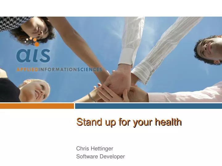 stand up for your health